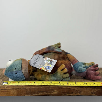 Jellycat Colin Chameleon - Jellycat Multicoloured Lizard Soft Toy - Medium 12"