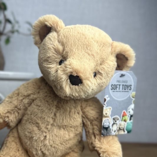 John Lewis Small Honey Bear Beanie Bear (Jellycat Collaboration) Small Size 10”