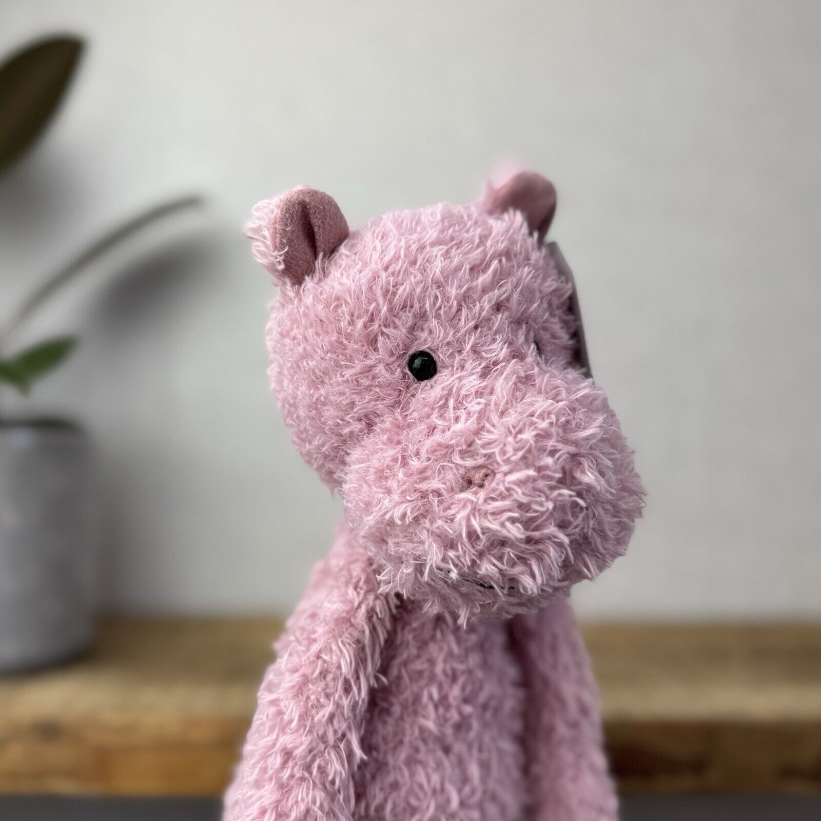 Jellycat Wild Thing Hippo - Lilac Purple Hippo Soft Toy Teddy - Fluffy Hippo 15”