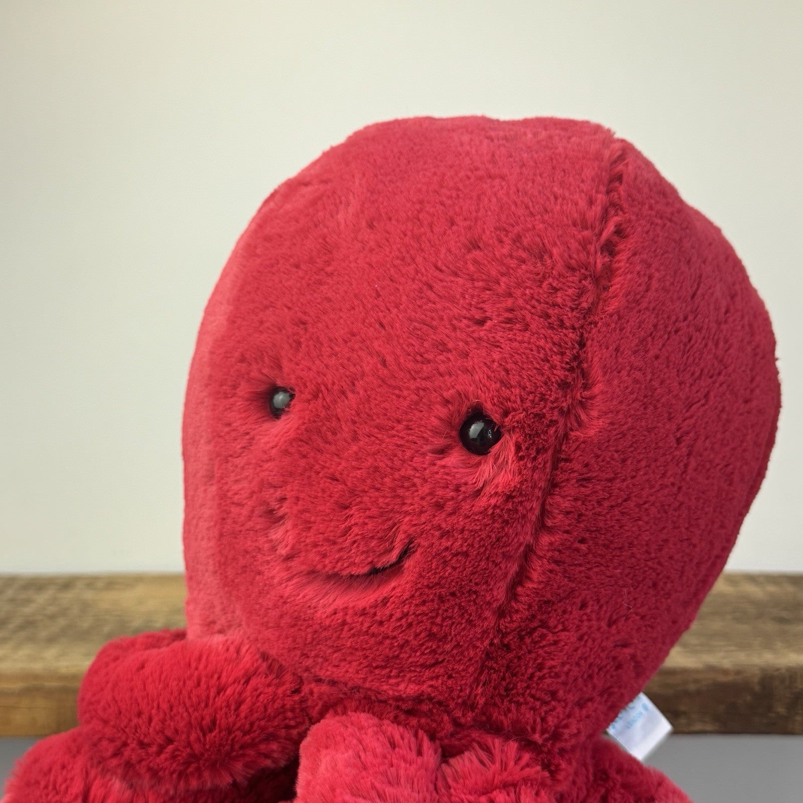 Jellycat Cranberry Octopus - Large Red Octopus Beanie Retired BNWT 16"