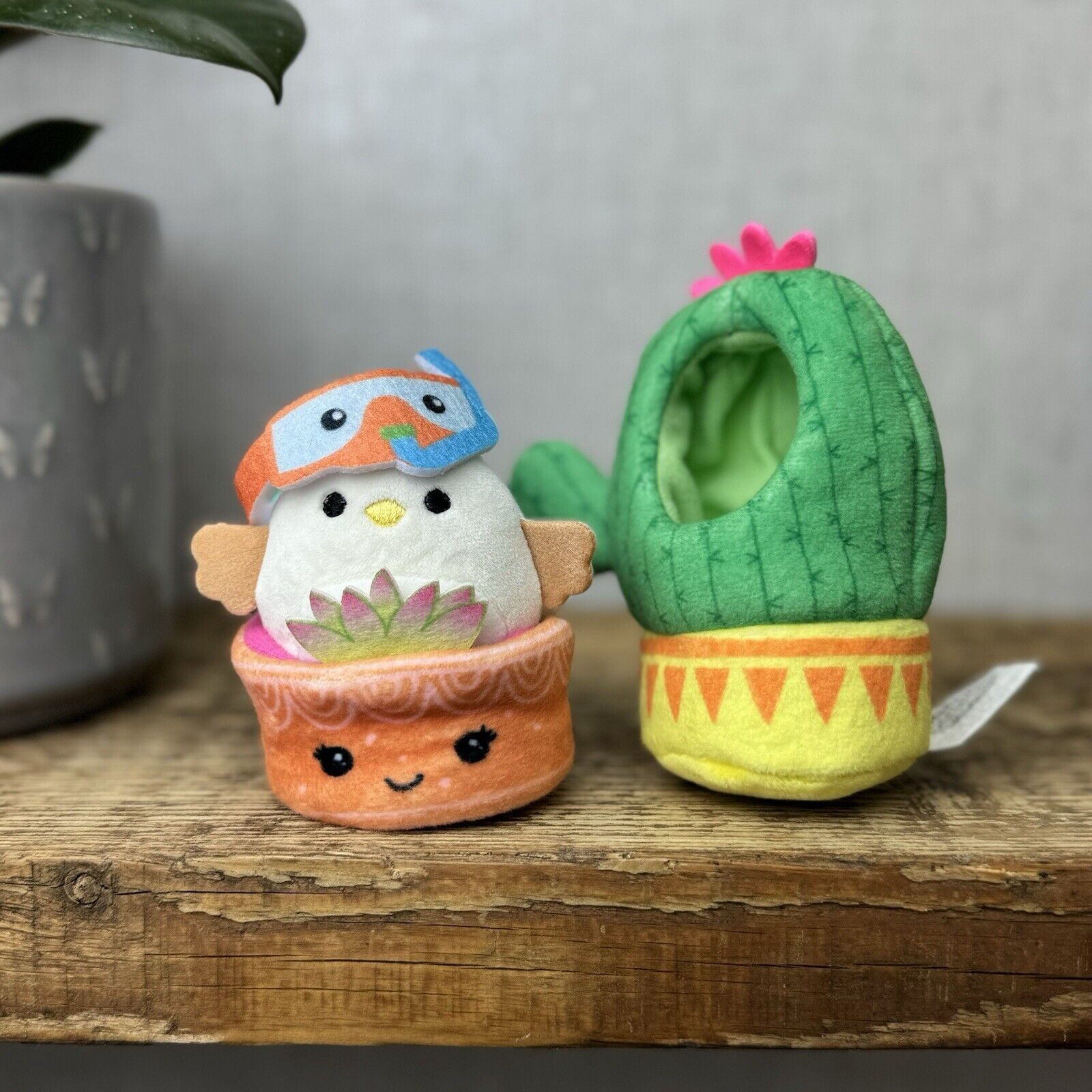 Squishmallow Squishville Play Set - Little Plant Shop - Excellent Condition 2”