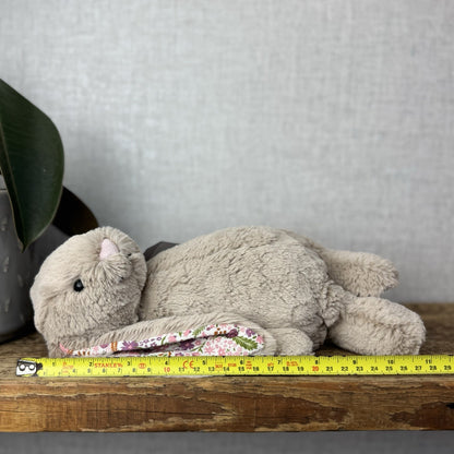 Jellycat Blossom Beige Bunny Petal - Beige With Floral Ears/feet Medium 12" NWOT