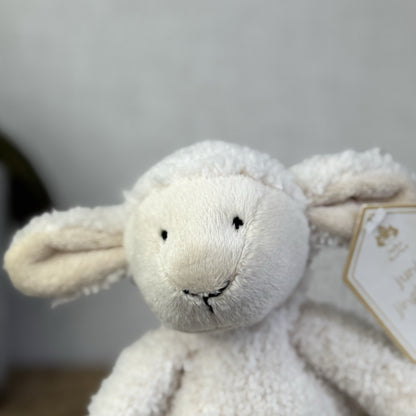 Jellycat Jellykitten Junior Jinglejack Lamb - Vintage Tiny Lamb (Slackajack) 9”