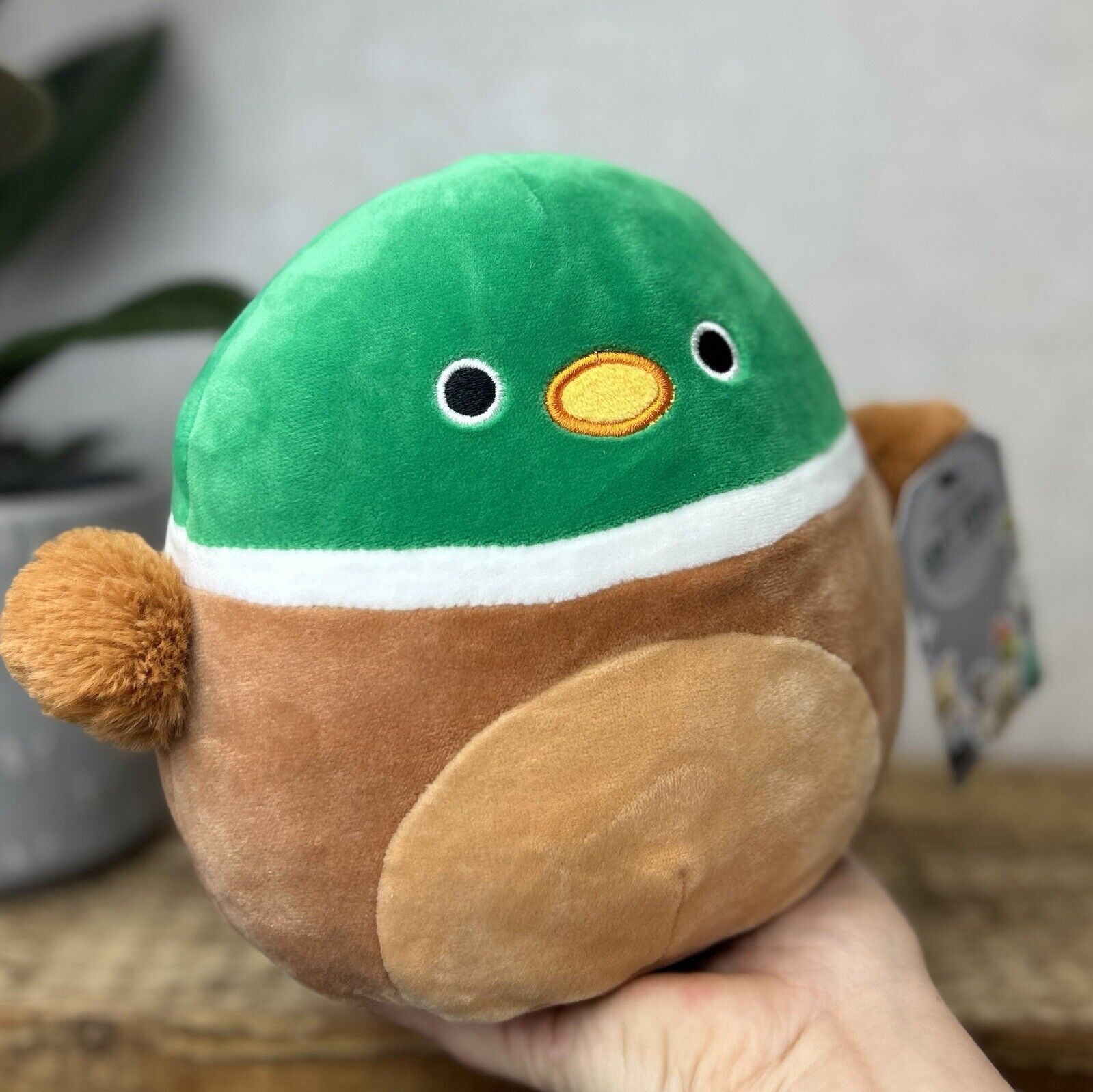 Squishmallow Avery - Small Duck Squishmallow - Cushion Duck Squishy Soft 7”
