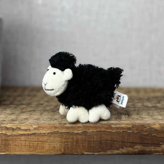 Jellycat Black Pocket Sheep - Tiny Black Sheep Soft Toy Beanie - Tiny Lamb 4”