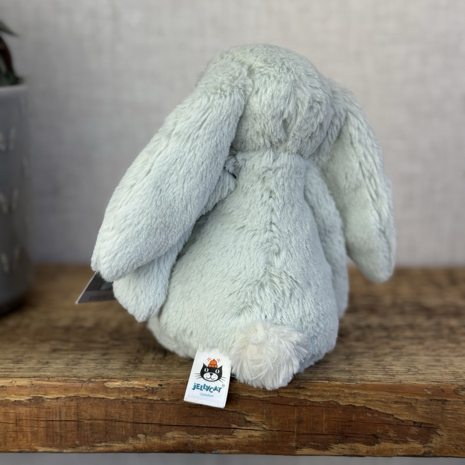 Jellycat Rare Retired Small Bashful Seaspray Pale Green Bashful Bunny NWOT
