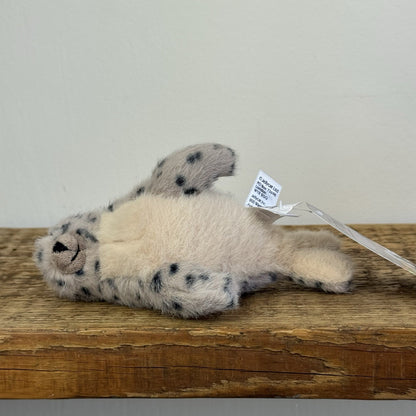 Jellycat Nauticool Spotty Seal - Tiny Fluffy Grey Seal Soft Beanie Pocket Size