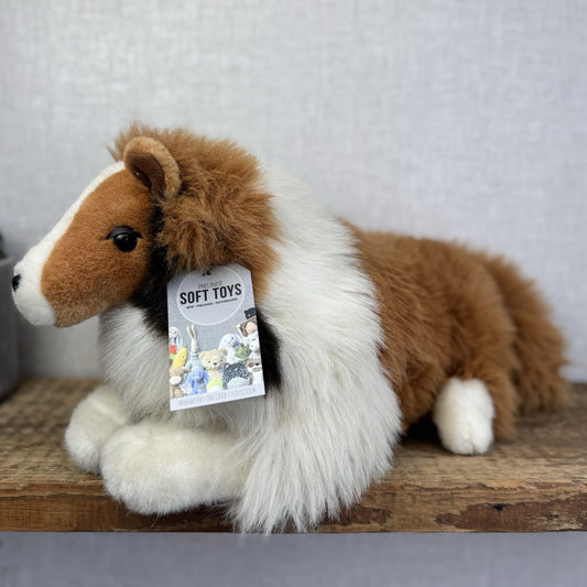 Chosun Vintage Realistic Rough Collie/Shetland Sheepdog Realistic Dog Plush 15"