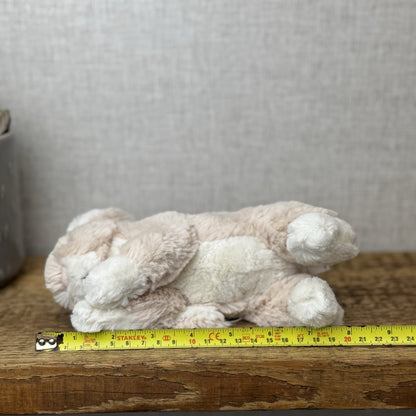 Jellycat Loppy Oatmeal Bunny Small - Small Light Brown Bunny Rabbit Lop Ear Rare