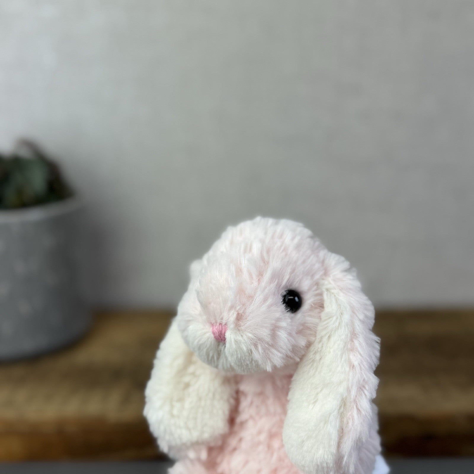 Jellycat Yummy Bunny Baby PinkBunny Rabbit - Mini Light Pink Rabbit Retired 5”