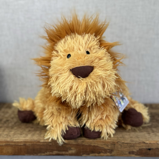 Jellycat Truffles Lion Medium - Floppy Orange Pillow Lion Rare Retired Vintage