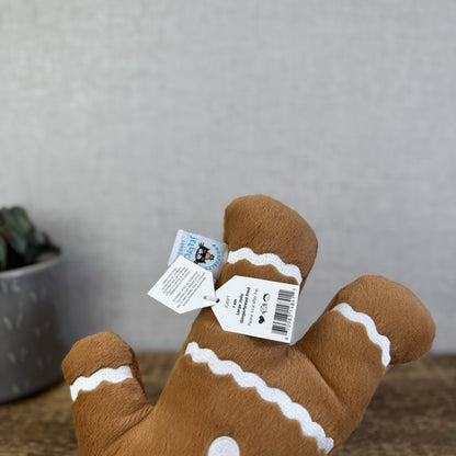 Jellycat Large Jolly Gingerbread Fred - New With Tags Gingerbread Soft Toy 12"
