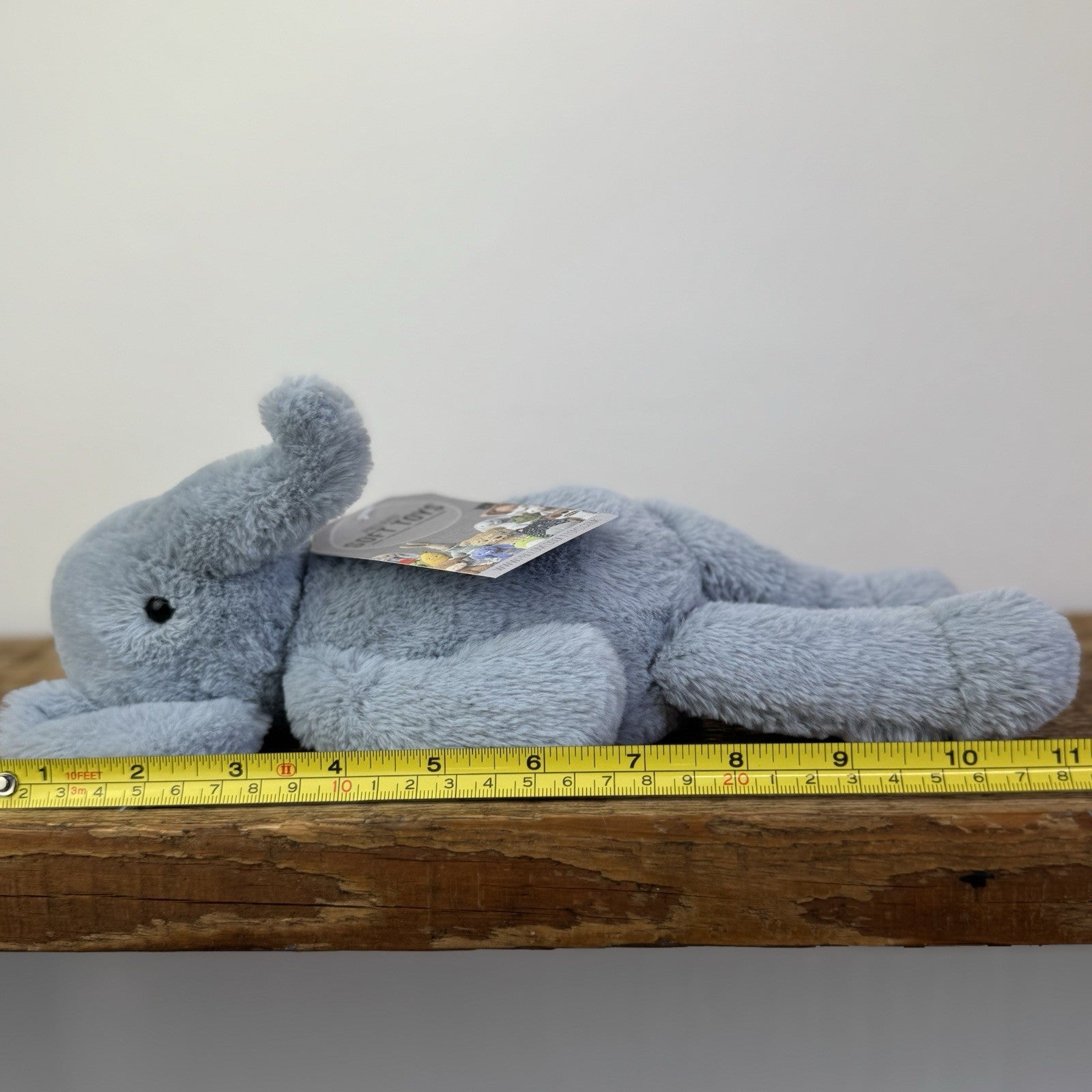 Jellycat Small Bobbie Elephant - Snugglet Baby Blue Super Soft Elephant 11”