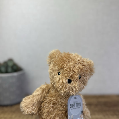 Jellycat Jellykitten Vintage Bear Chime - Raggedy Roo Golden Bear Chime NWOT