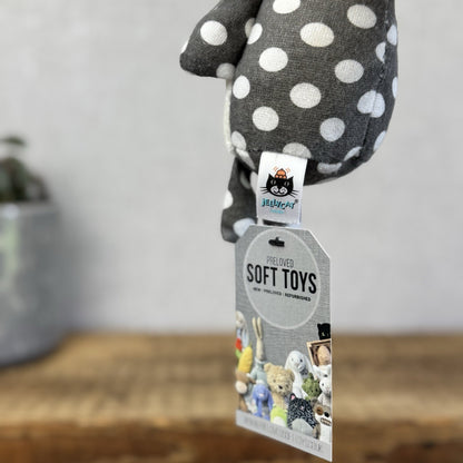 Jellycat Polka Dot Penguin - Miniature Cotton Spotty Penguin Plush Fluffy Belly