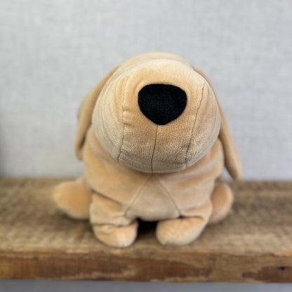 Jellycat Large Mellow Mallow Dog - Beige/Sand Squishy Dog Soft Beanie Toy 12"