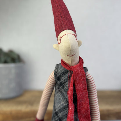 Maileg Medium Pixie Girl Laura - Retired 2011 - Rare Maileg Christmas Pixie 18”