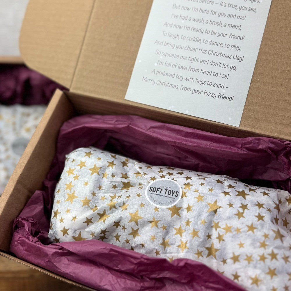 Aurora Palm Pal Flying Squirrel - Secret Santa Gift Box - Christmas Gift Wrapped