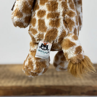 Jellycat Medium Bashful Giraffe (first Release/old Style) Beanie Retired 12"