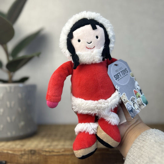 John Lewis Mrs Clause - Christmas Soft Toy Plush Beanie 8” (Jellycat Collab)