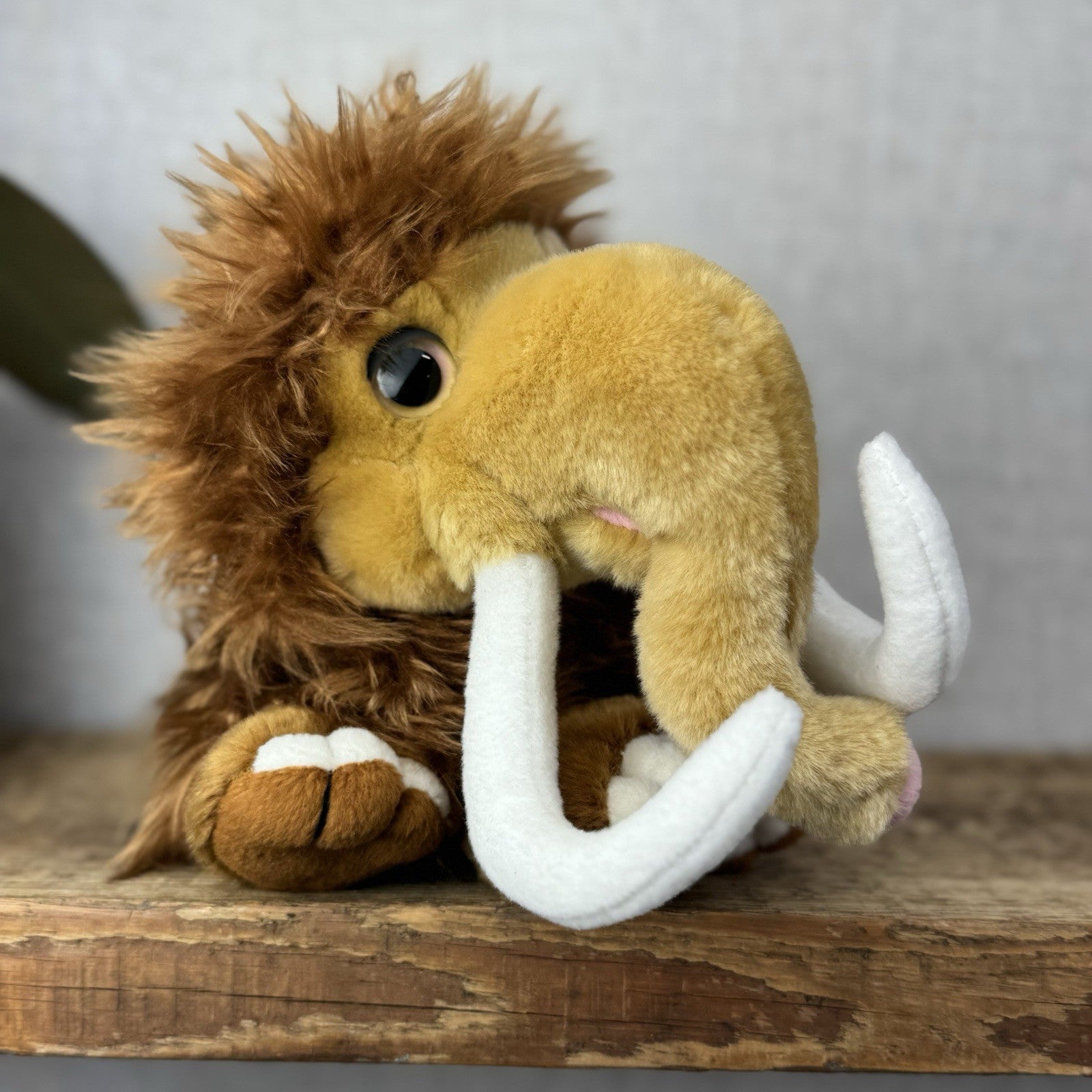 Keel Toys Xtinctables Wooly Mammoth Plush - Big Eyed Mammoth Plush With Tags 7”