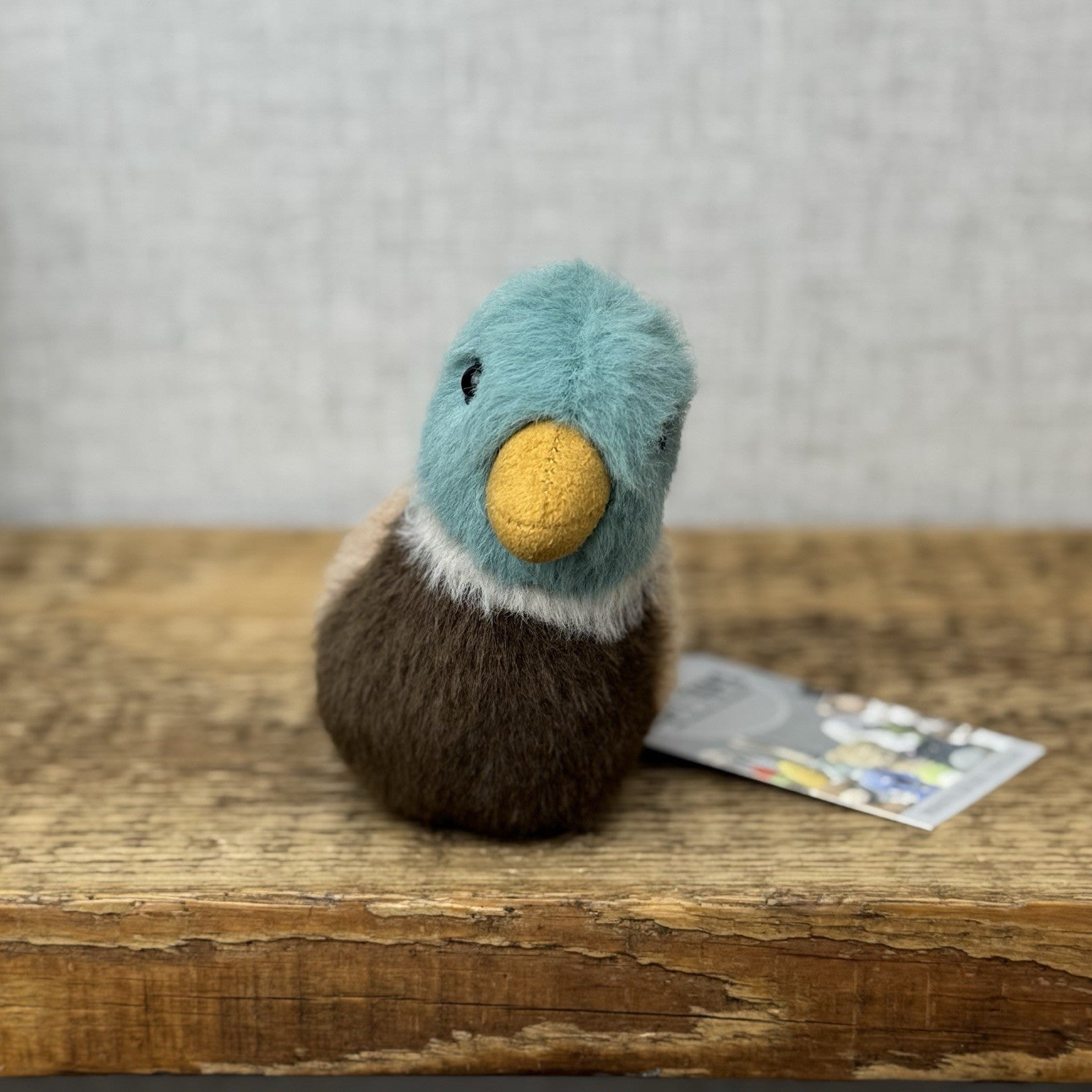 Jellycat Birdling Duck - Mallard Pocket Size Fluffy Bird Plush Retired 5" (#2)