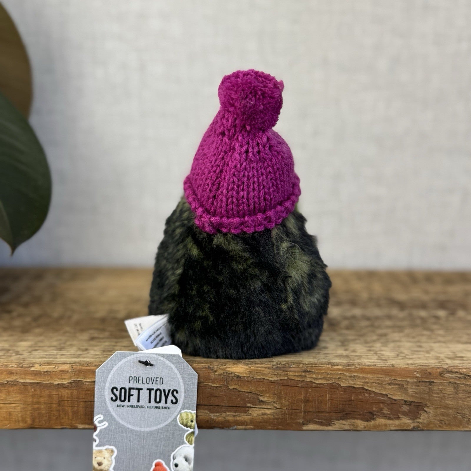 Jellycat Fuscia Cozi Amuseable Avocado - Soft Avocado With Purple Beanie (#2)