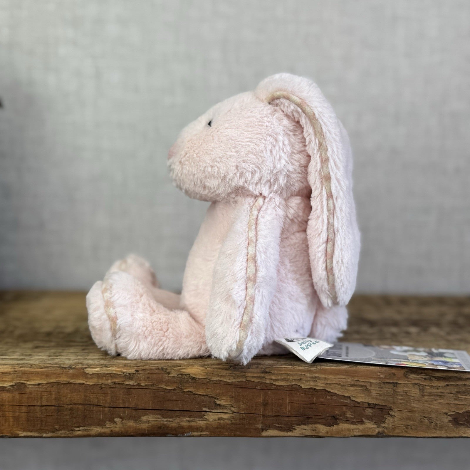 Jellycat Jellykitten Vintage Piper Bunny Small - Pink Piper Bunny Rabbit 8"