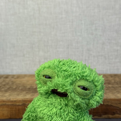 Fuggler Mini Squidge Green - Small Green Fuggler Funny Ugly (Keyring removed)