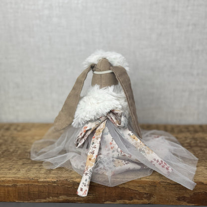 Maileg Mini Bunny - Brown Mini Bunny Princess (Custom Princess Outfit)