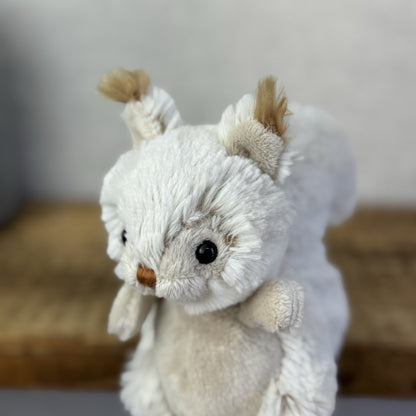 Barbara Bukowski Bear - Baby Blixten Squirrel Small Grey Cute Woodland Beanie 7"
