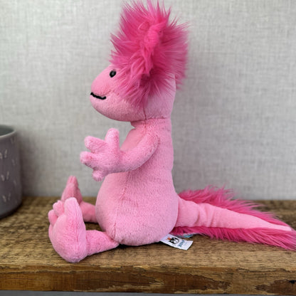 Jellycat Alice Axolotl Medium Retired New With Tags Sea creature Plush 12”