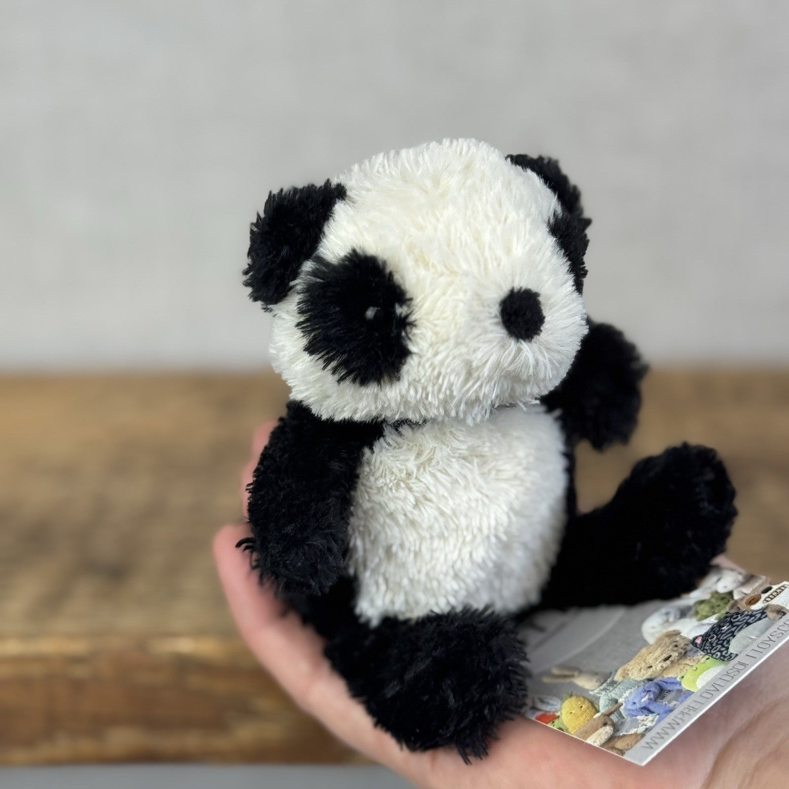 Jellycat Peanut Panda Tiny - Mini Panda Soft Toy Vintage Retired 5"