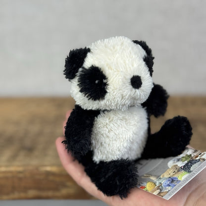 Jellycat Peanut Panda Tiny - Mini Panda Soft Toy Vintage Retired 5"
