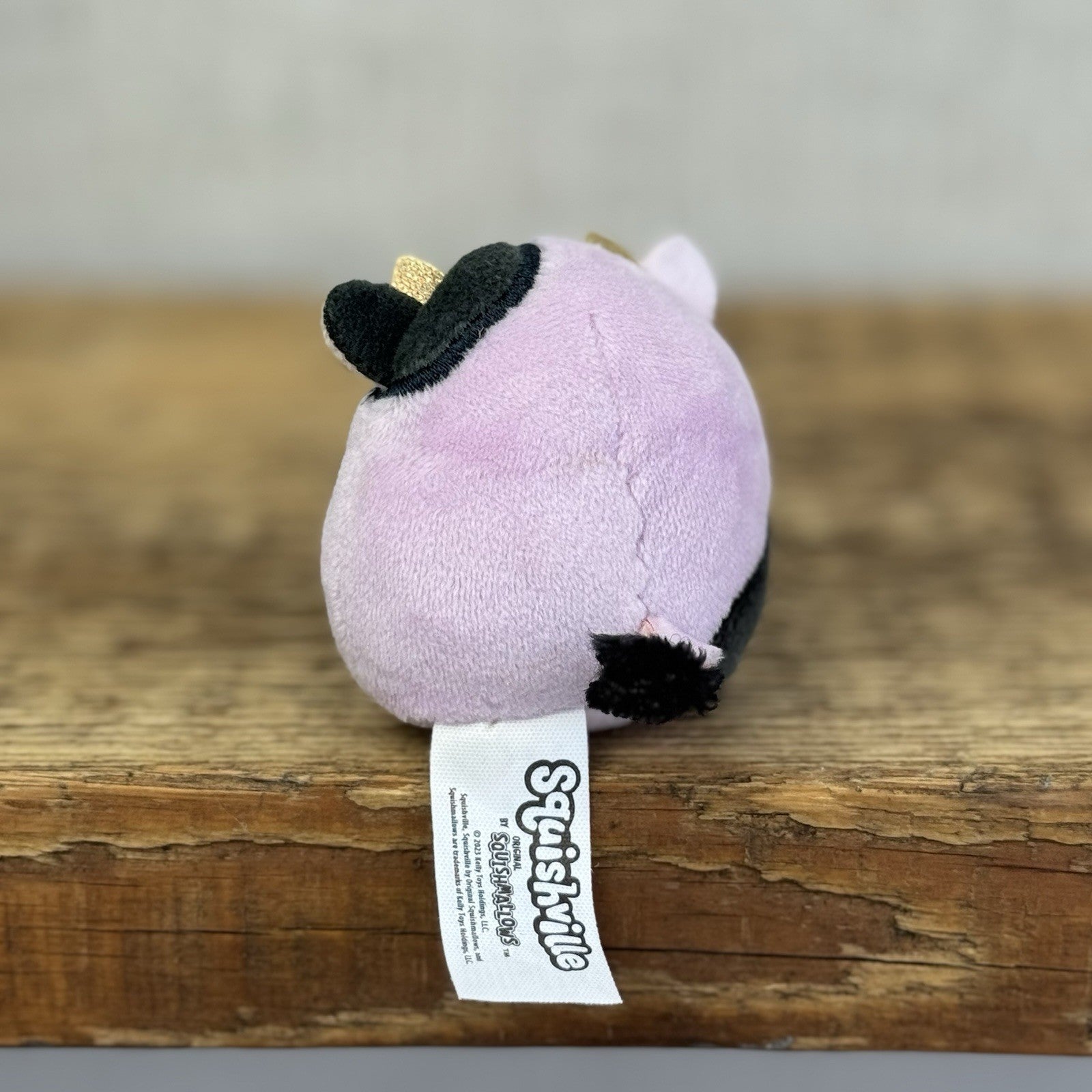 Squishmallow Squishville - Alexie Purple/Black Cow Mini 2" (Multi Buy Discount)
