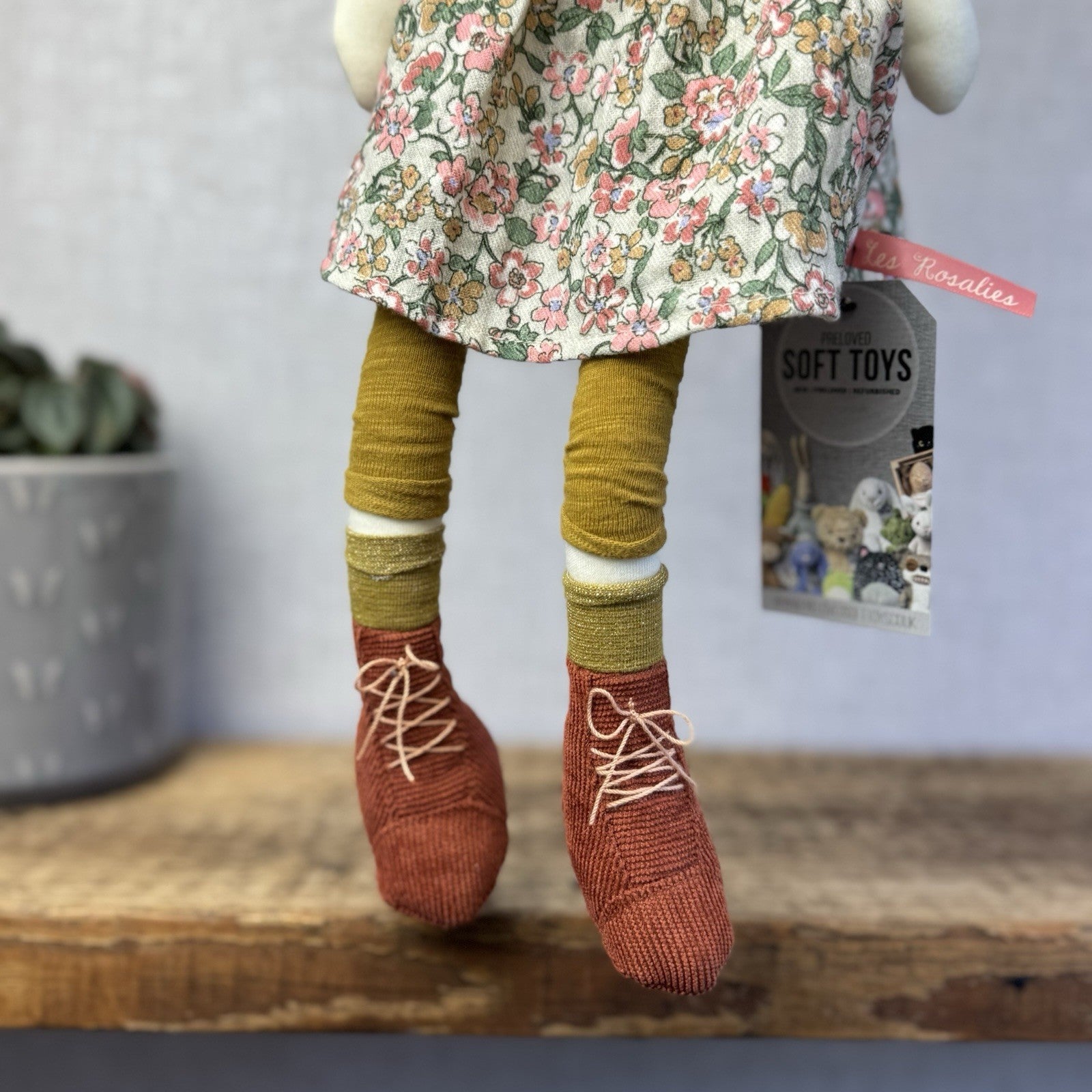 Moulin Rory - Les Rosalies Marjolaine Rag Doll - Scandinavian Doll Soft Toy 16”