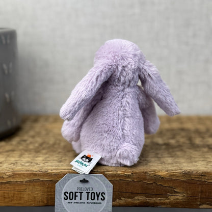 Jellycat Tiny Bashful Hyacinth Purple/Lilac Baby  Bunny - Miniature Rabbit 5"