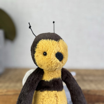 Jellycat Small Bashful Bee - Bumble Bee Plush Beanie Soft Toy Retired 8” (#2)