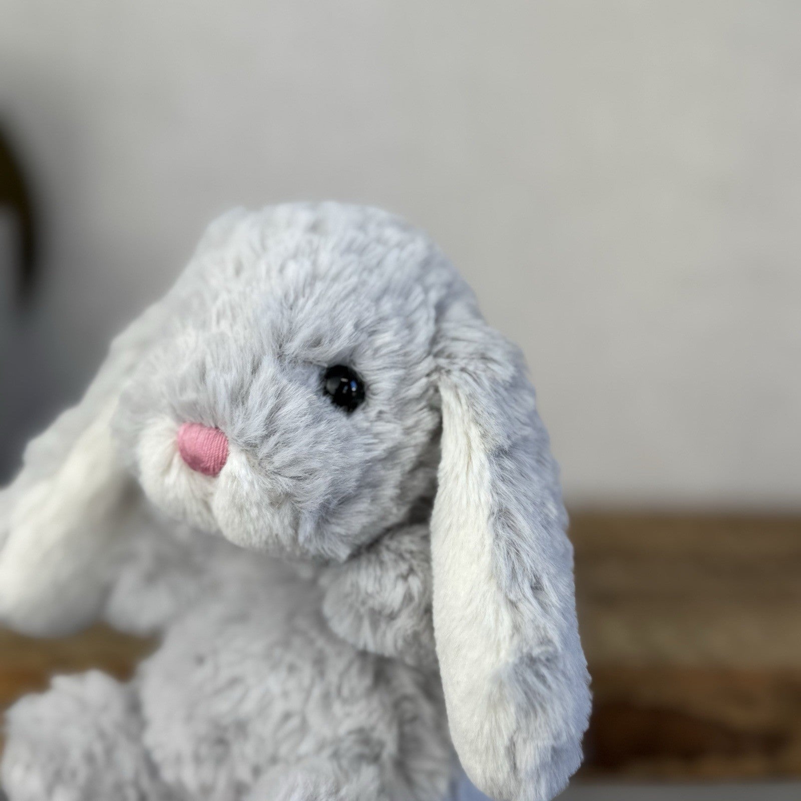 Jellycat Silver Yummy Bunny - Tiny Light Grey Bunny Rabbit New With Tags 6"
