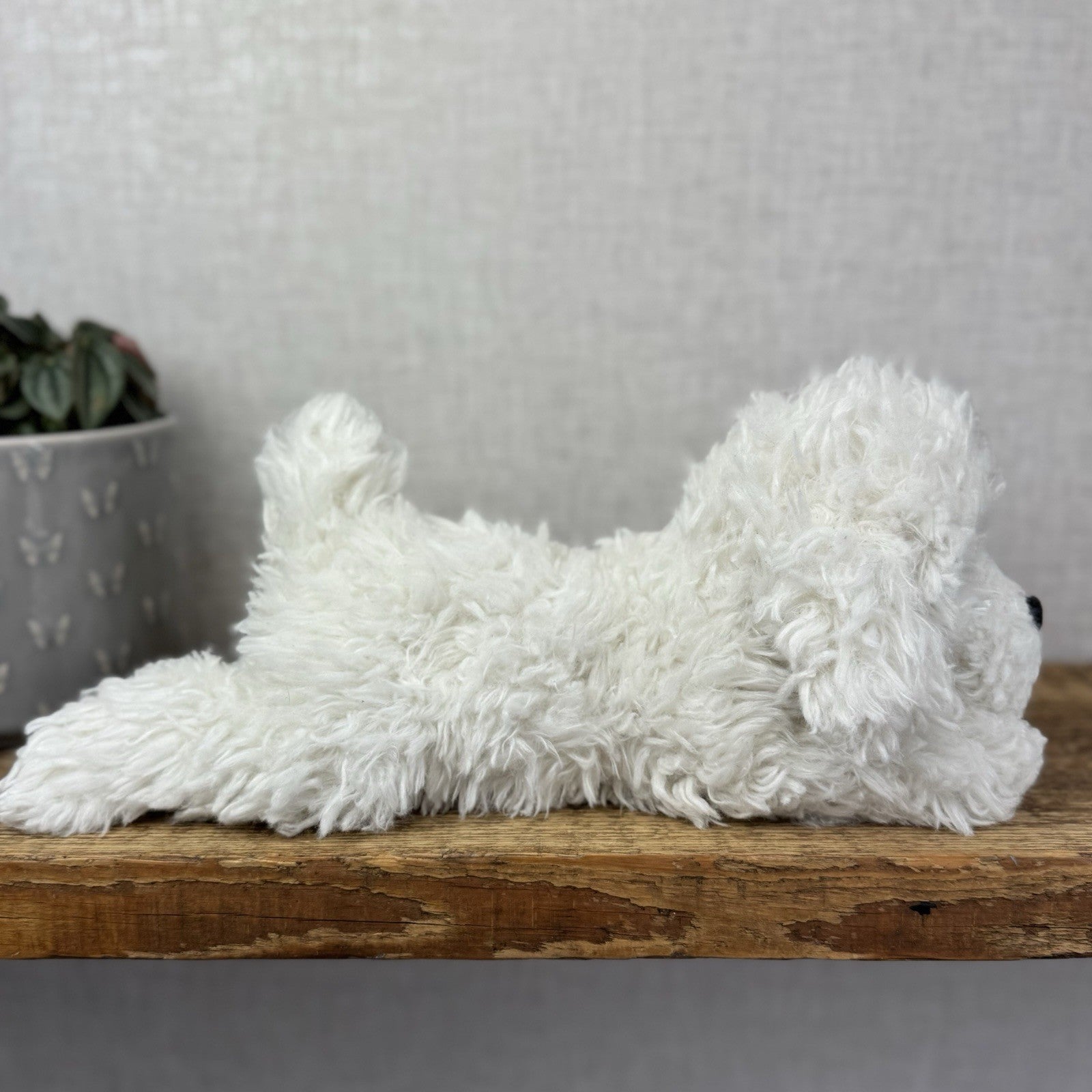 Russ Misty Bichon Frise - White Scruffy Fluffy Soft Toy Dog Plush White 13”