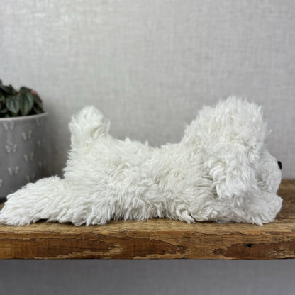Russ Misty Bichon Frise - White Scruffy Fluffy Soft Toy Dog Plush White 13”