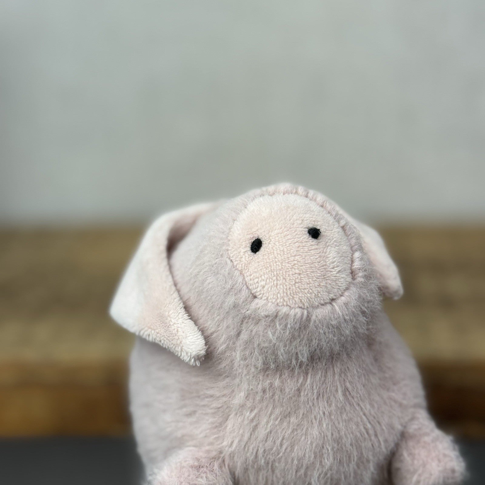 Jellycat Pig Pink Higgledy Piggledy Pig - Full Pink Rare Fluffy Pig 6"