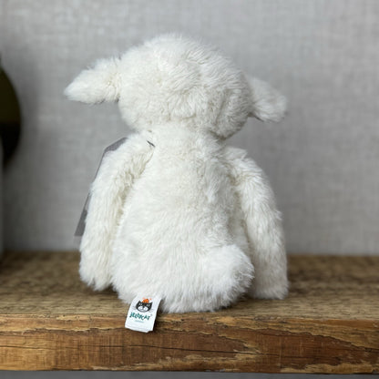 Jellycat Sweetie Lamb - Fluffy White Beige Face Lamb Sheep Beanie Rare 11"