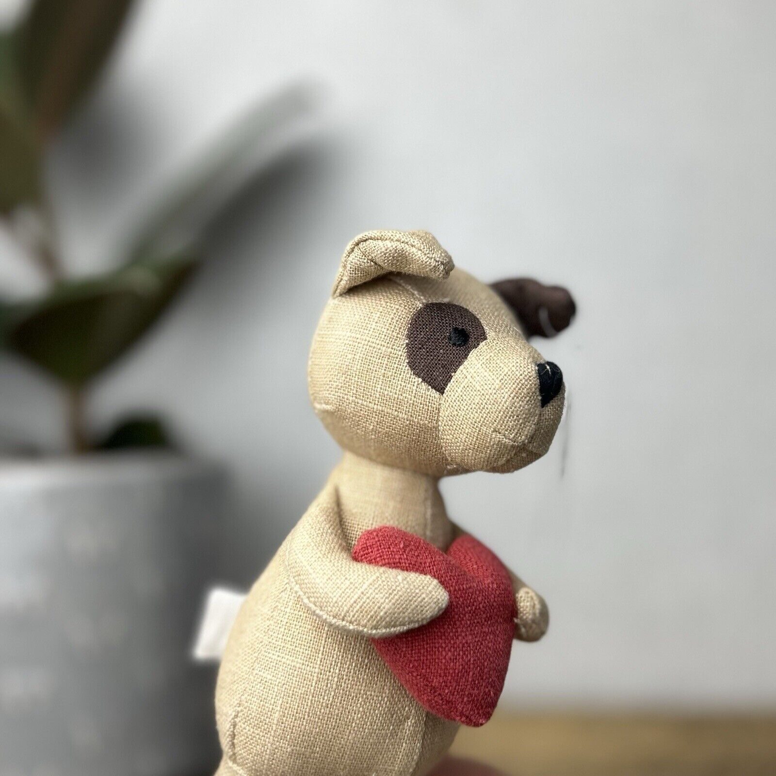 Jellycat Mini Messenger Dog - Dog With A Heart Tiny Small Gift - New With Tags