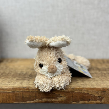 Bukowski Bears - Mini Vintage Floppy Beanie Bunny Rabbit Soft Toy Retired 8" 