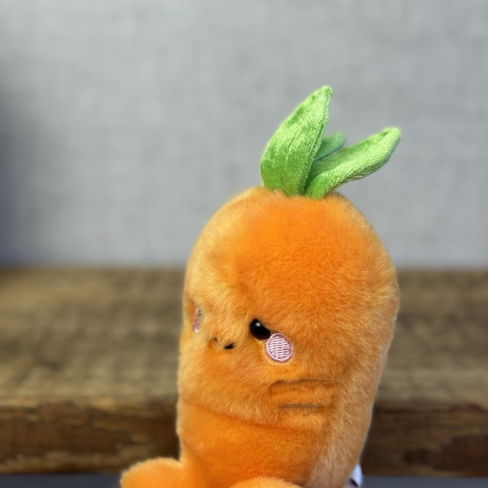 Aurora - Palm Pals Mini Beanbag Plush - Cheerful Carrot Mini Orange Carrot 5"