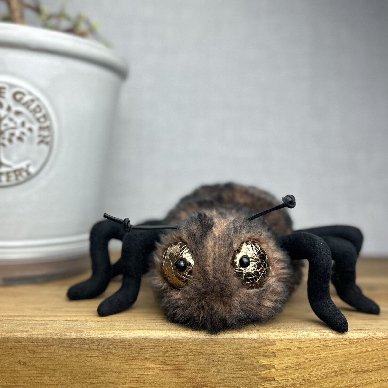 Jellycat Tony Terantula - Fluffy Small Beanie Spider Soft Toy Collectible 6”