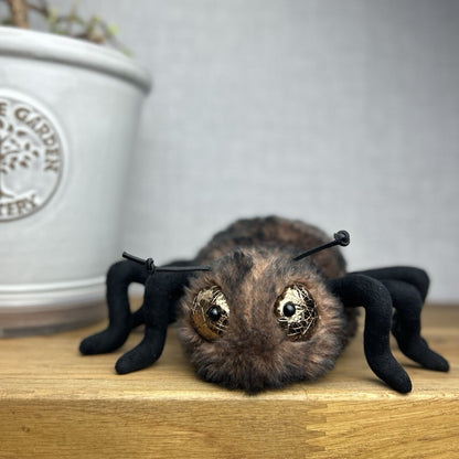 Jellycat Tony Terantula - Fluffy Small Beanie Spider Soft Toy Collectible 6”