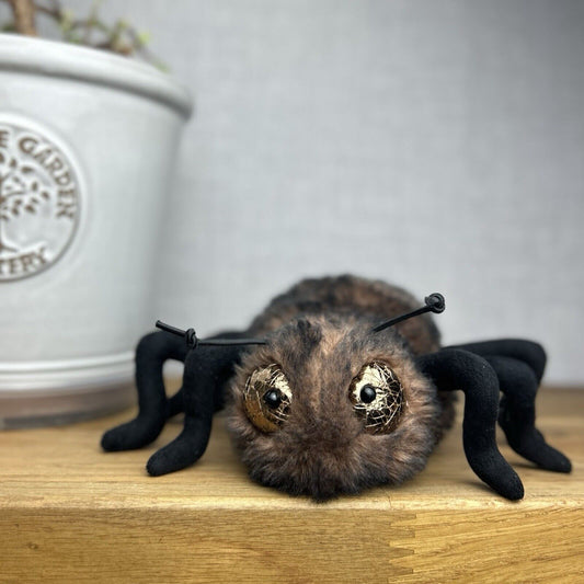 Jellycat Tony Terantula - Fluffy Small Beanie Spider Soft Toy Collectible 6”