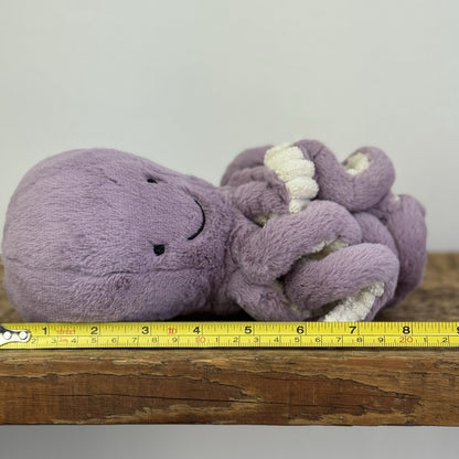Jellycat Little Maya Octopus - Purple Octopus Beanie Super Soft 6” NWOT